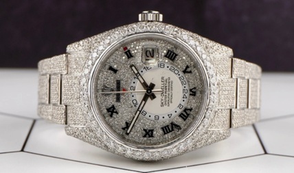 Diamond Rolex Sky-Dweller